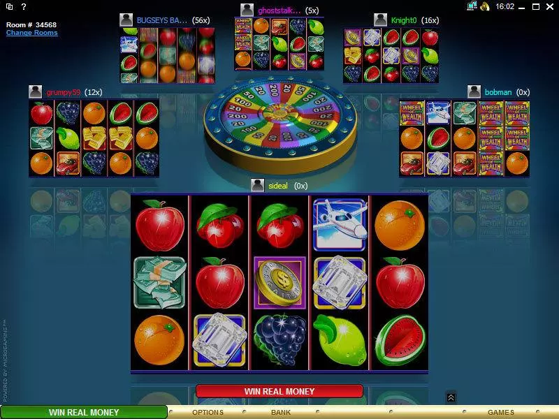 Multi-Player Wheel of Wealth Special Edition Slots made by Microgaming - Main Screen Reels