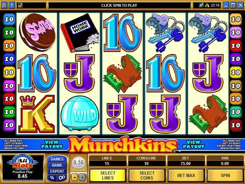 Munchkins Slots made by Microgaming - Main Screen Reels
