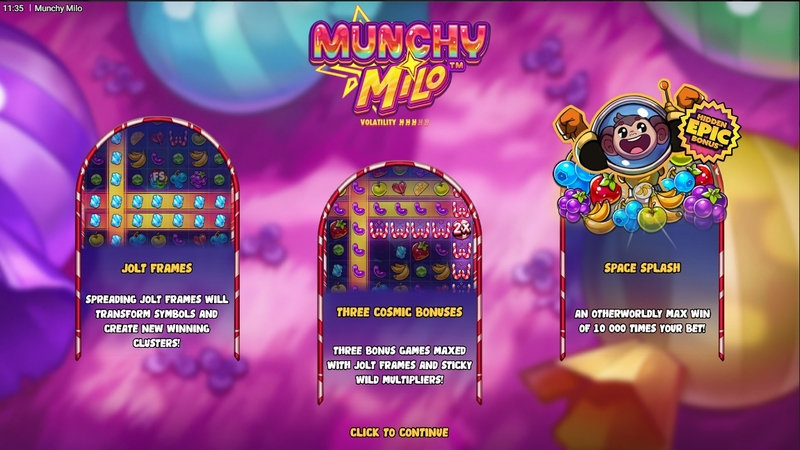 Munchy Milo Slots made by Hacksaw Gaming - Info and Rules