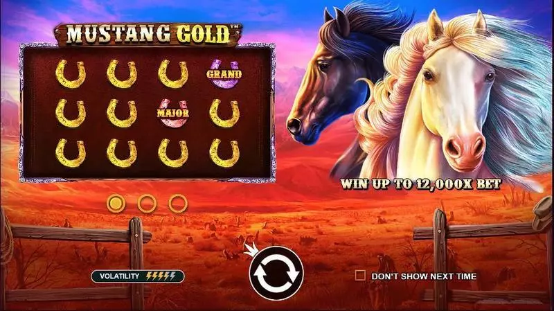 Mustang Gold Slots made by Pragmatic Play - Info and Rules