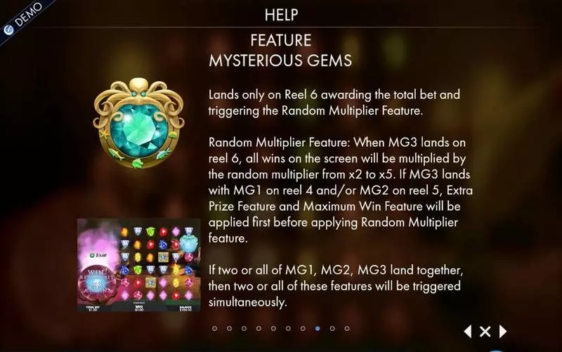 Mysterious Gems Slots made by Genesis - Bonus 2