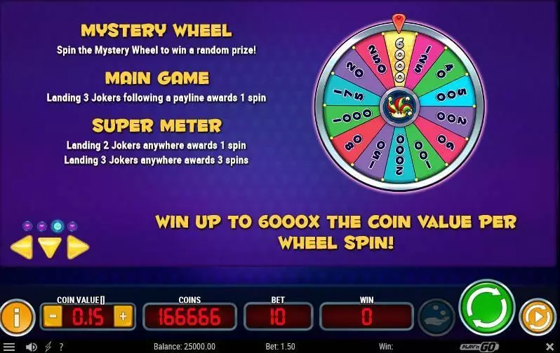 Mystery Joker 6000 Slots made by Play'n GO - Bonus 3