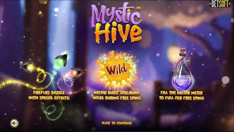 Mystic Hive Slots made by BetSoft - Info and Rules