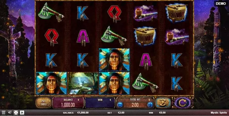Mystic Spirits Slots made by Red Rake Gaming - Main Screen Reels