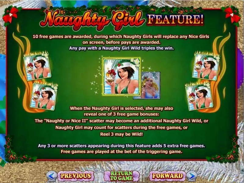 Naughty or Nice Spring Break Slots made by RTG - Info and Rules