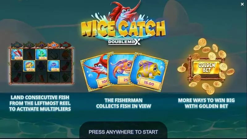 Nice Catch DoubleMax Slots made by Yggdrasil - Info and Rules