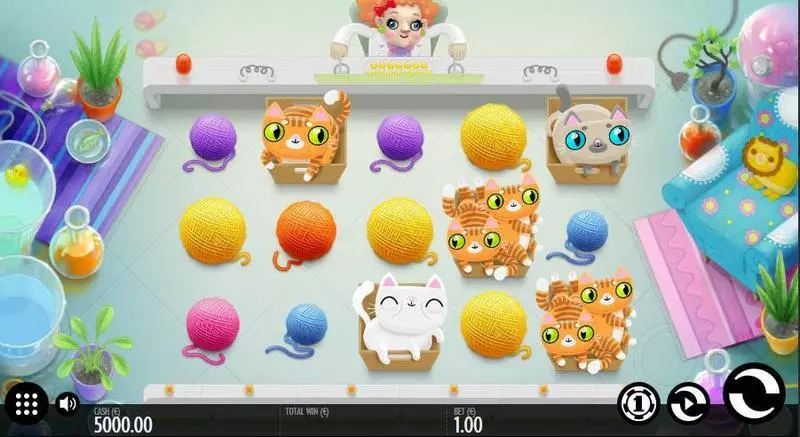 Not Enough Kittens Slots made by Thunderkick - Main Screen Reels