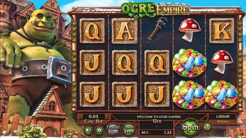 Ogre Empire Slots made by BetSoft - Main Screen Reels