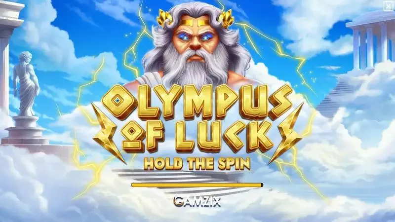 Olympus of Luck Slots made by Gamzix - Introduction Screen