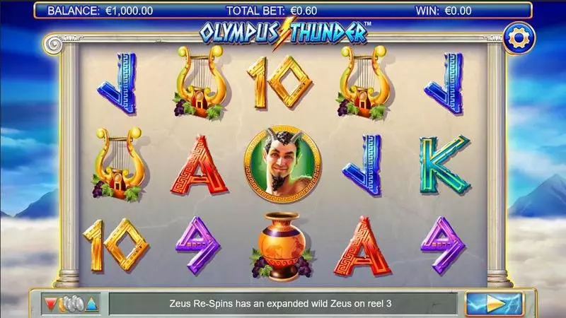 Olympus Thunder Slots made by Nyx Interactive - Main Screen Reels