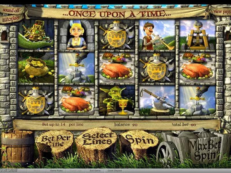 Once Upon a Time Slots made by BetSoft - Main Screen Reels