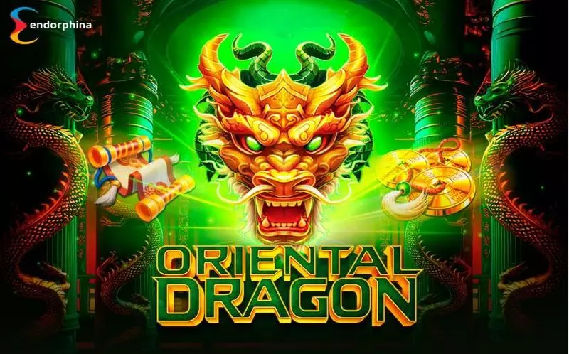 Oriental Dragon Slots made by Endorphina - Introduction Screen