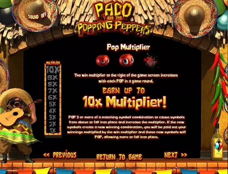 Paco & P. Peppers Slots made by BetSoft - Bonus 1