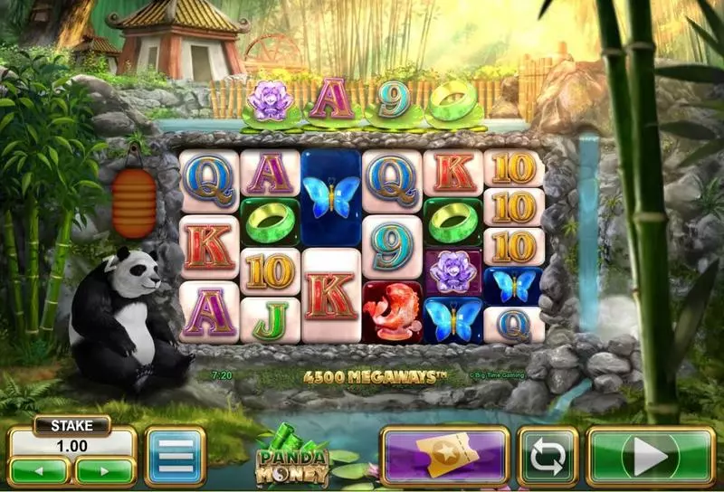 Panda Money Slots made by Big Time Gaming - Main Screen Reels