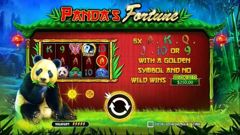 Panda’s Fortune Slots made by Pragmatic Play - Info and Rules