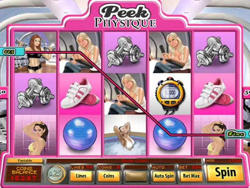 Peak Physique Slots made by Saucify - Main Screen Reels