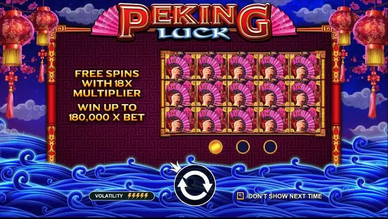 Peking Luck Slots made by Pragmatic Play - Info and Rules
