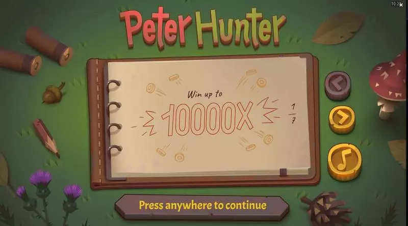 Peter Hunter Slots made by Peter&Sons - Introduction Screen