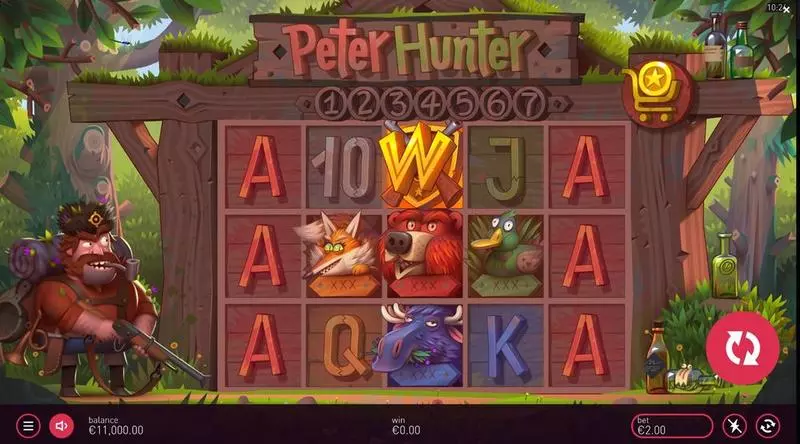 Peter Hunter Slots made by Peter&Sons - Main Screen Reels