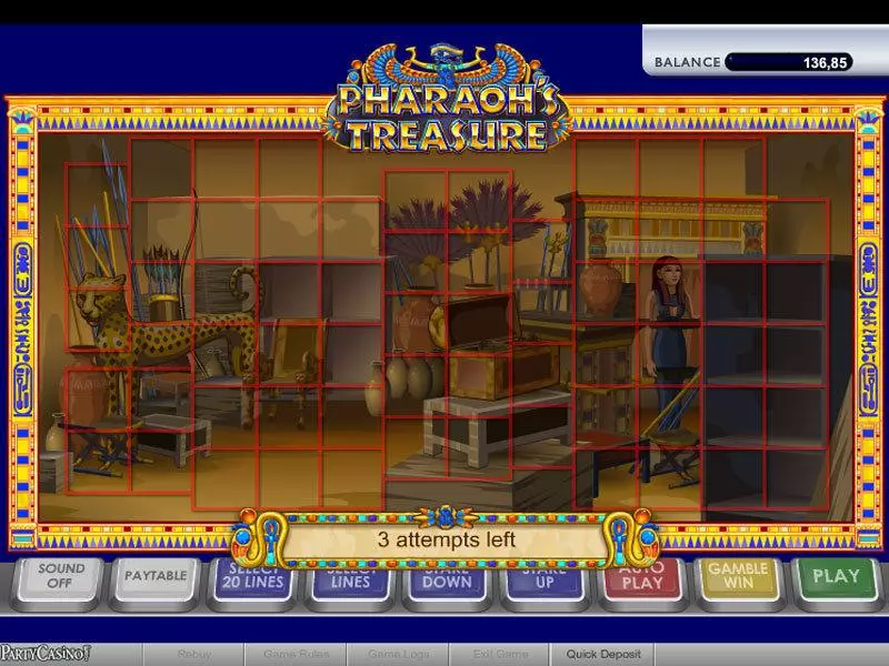 Pharaoh's Treasure Slots made by bwin.party - Bonus 1