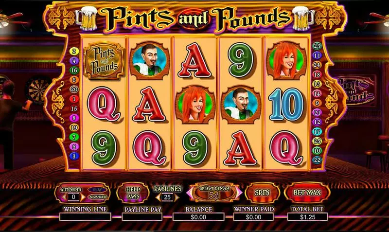 Pints and Pounds Slots made by Amaya - Main Screen Reels