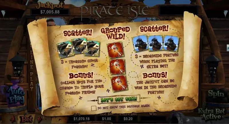 Pirate Isle - 3D Slots made by RTG - Info and Rules