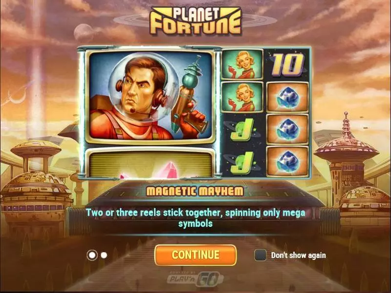 Planet Fortune Slots made by Play'n GO - Info and Rules