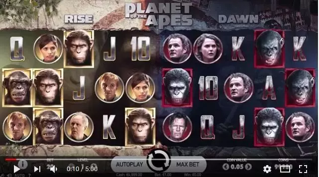 Planet of Apes Slots made by NetEnt - Info and Rules