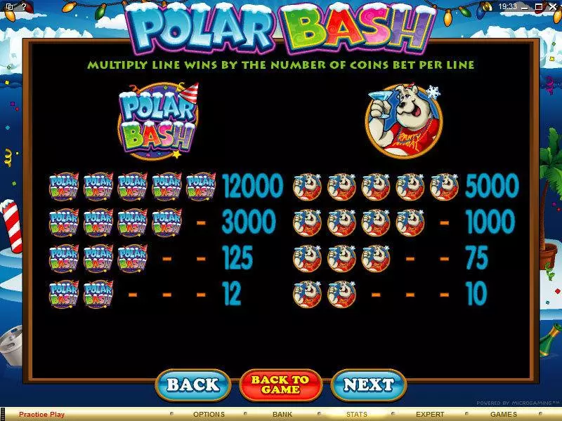 Polar Bash Slots made by Microgaming - Info and Rules