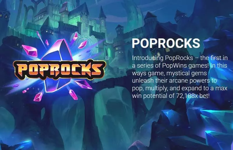 PopRocks Slots made by Yggdrasil - Info and Rules