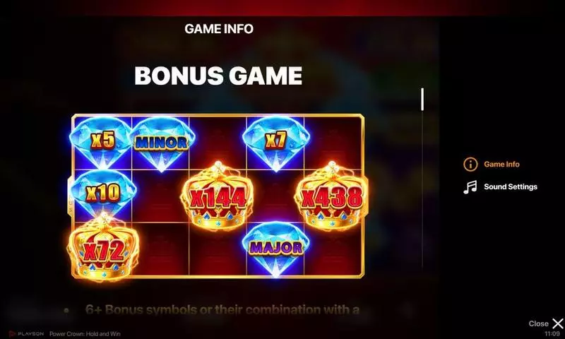 Power Crown Hold And Win Slots made by Playson - Casino Lobby