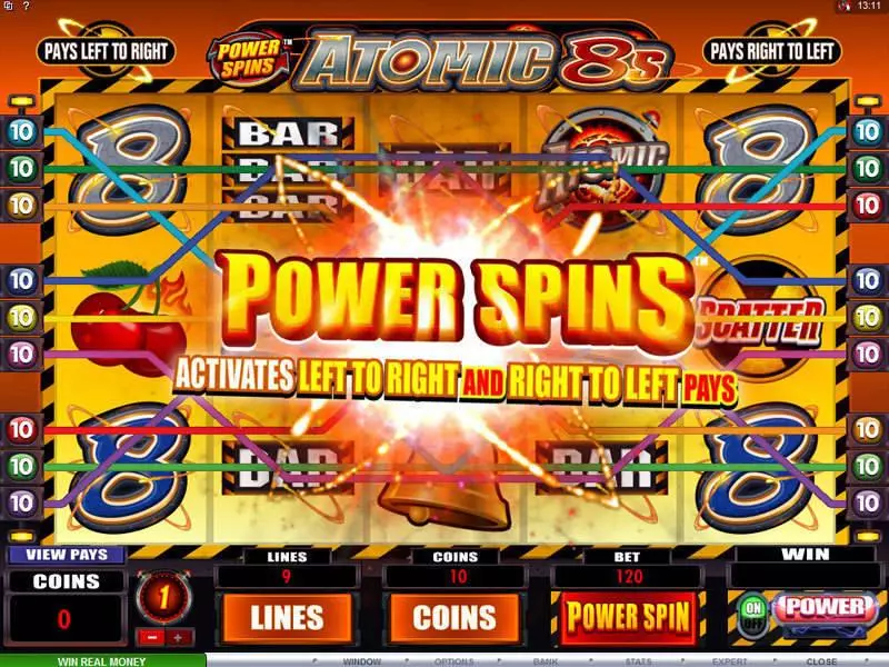 Power Spins - Atomic 8's Slots made by Microgaming - Bonus 1