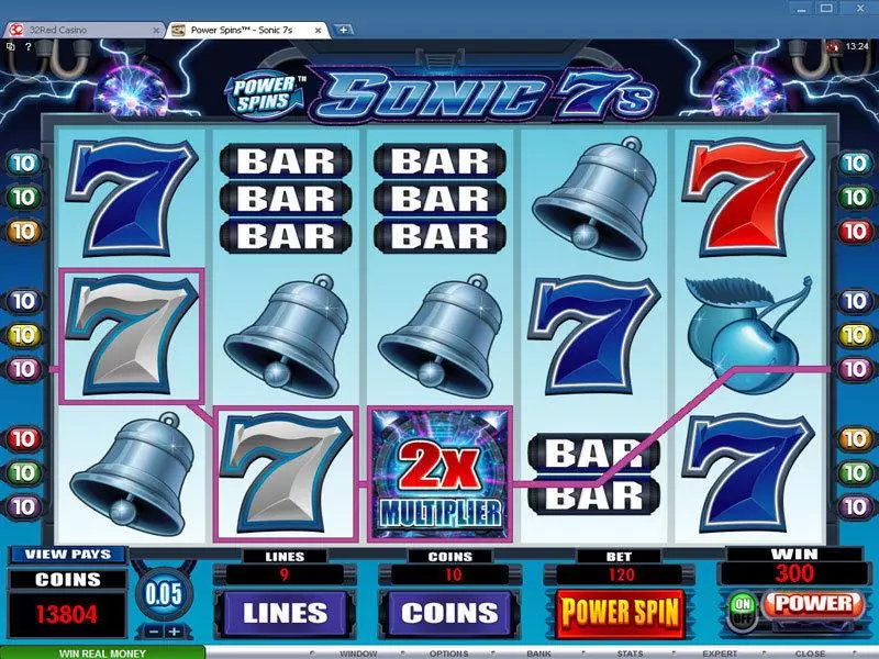 Power Spins - Sonic 7's Slots made by Microgaming - Bonus 1