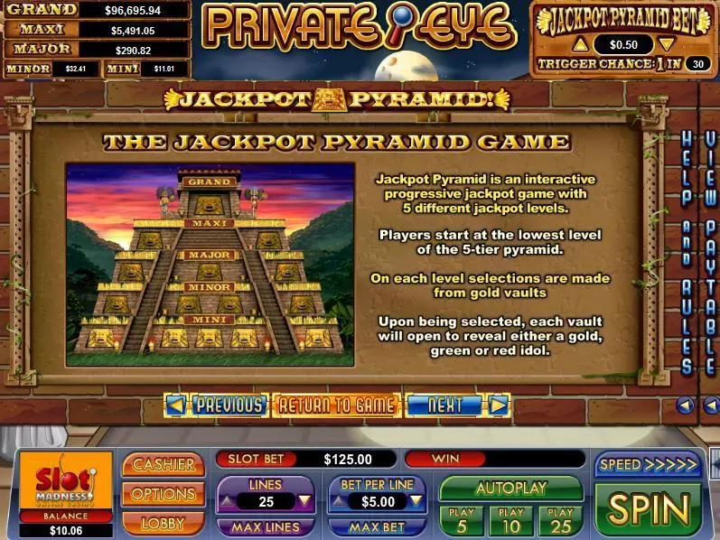 Private Eye Slots made by NuWorks - Info and Rules
