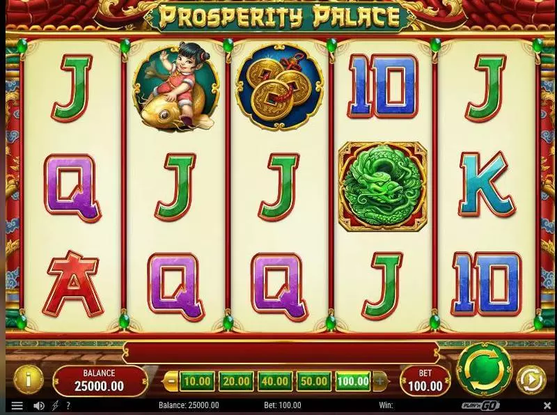 Prosperity Palace Slots made by Play'n GO - Main Screen Reels
