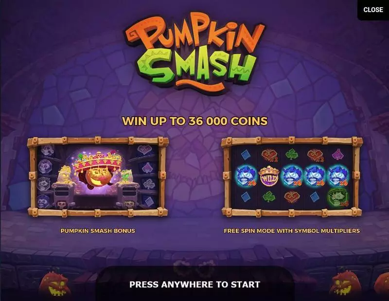 Pumpkin Smash Slots made by Yggdrasil - Info and Rules