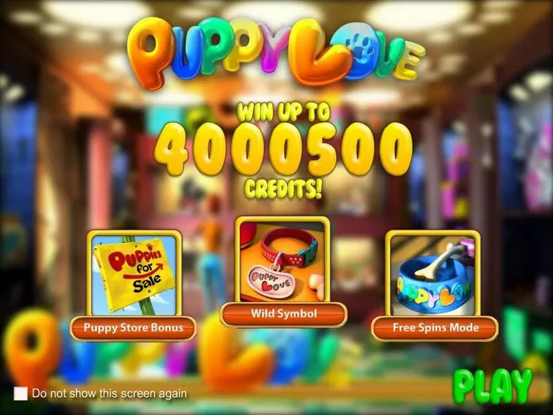 Puppy Love Slots made by BetSoft - Info and Rules