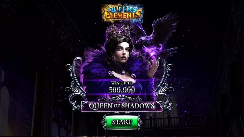 Queen Of Shadows Slots made by Spinomenal - Introduction Screen