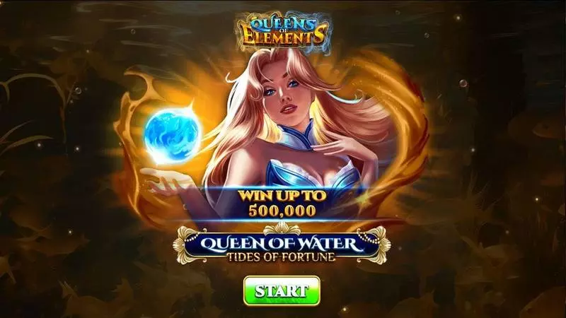 Queen Of Water – Tides Of Fortune Slots made by Spinomenal - Introduction Screen