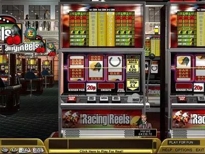 Racing Reels Slots made by Boss Media - Main Screen Reels