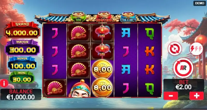 Rake it in Pots of Gold Slots made by Red Rake Gaming - Main Screen Reels