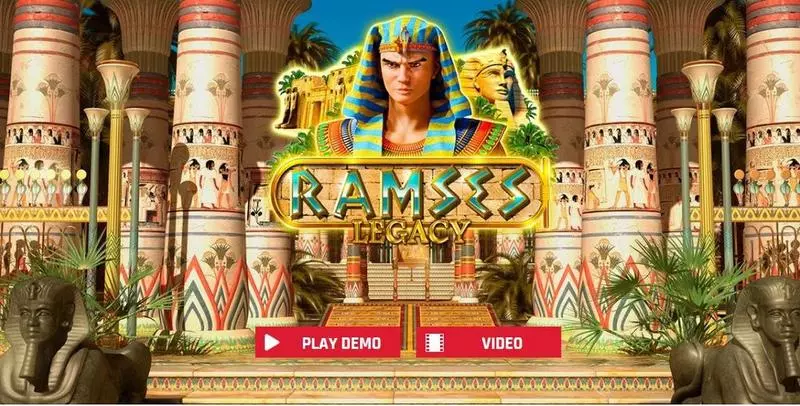 Ramses Legacy Slots made by Red Rake Gaming - Introduction Screen