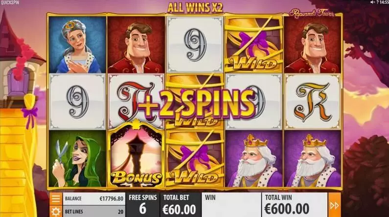 Rapunzel's Tower Makeover  Slots made by Quickspin - Bonus 2