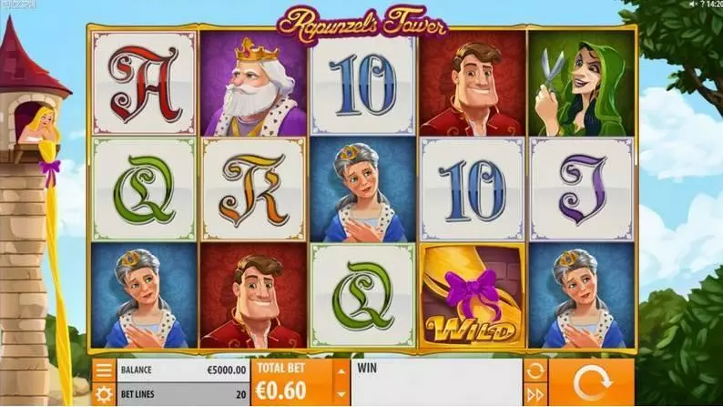 Rapunzel's Tower Makeover  Slots made by Quickspin - Main Screen Reels