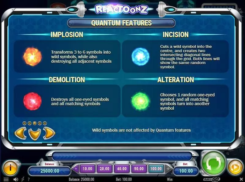Reactoonz Slots made by Play'n GO - Bonus 4