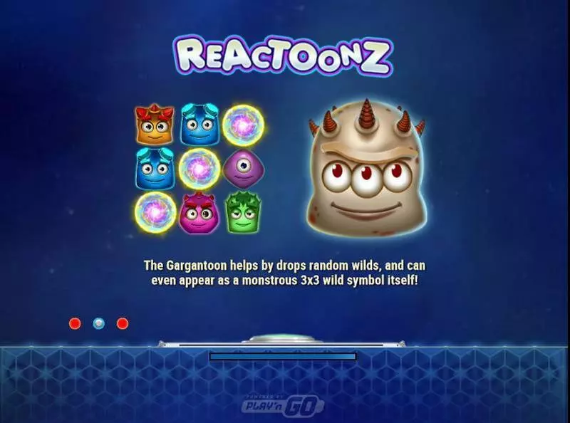 Reactoonz Slots made by Play'n GO - Info and Rules