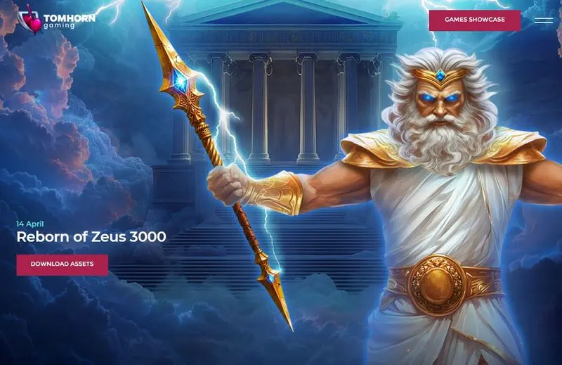 Reborn of Zeus 3000 Slots made by Tom Horn Gaming - Introduction Screen