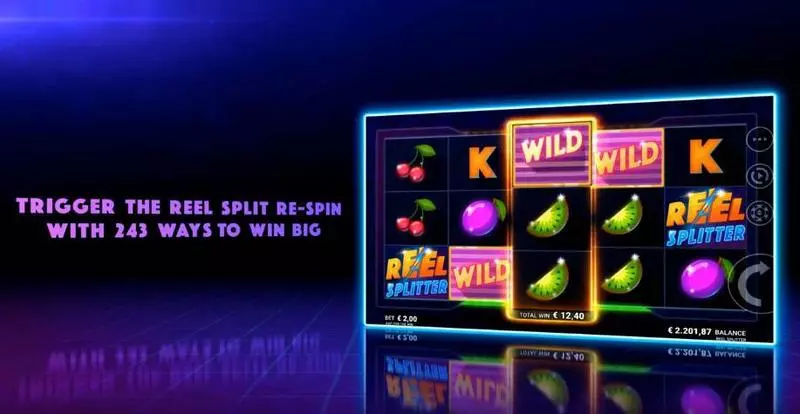 Reel Splitter Slots made by Microgaming - Main Screen Reels
