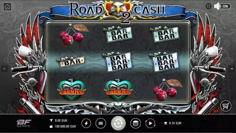 Road 2 Cash Slots made by BF Games - Main Screen Reels