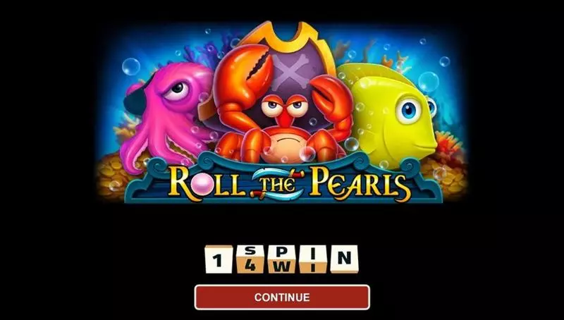 ROLL THE PEARLS HOLD AND WIN Slots made by 1Spin4Win - Introduction Screen